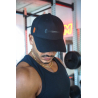 Casquette BT noire en Coton avec Attache Orange