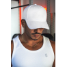 Casquette BT blanche en Coton avec broderie blanche
