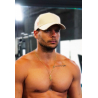 Casquette BT creme en Coton avec Attache Orange