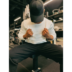 T shirt Manches Longues ESSENTIAL blanc