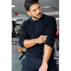 T shirt Manches Longues ESSENTIAL noir