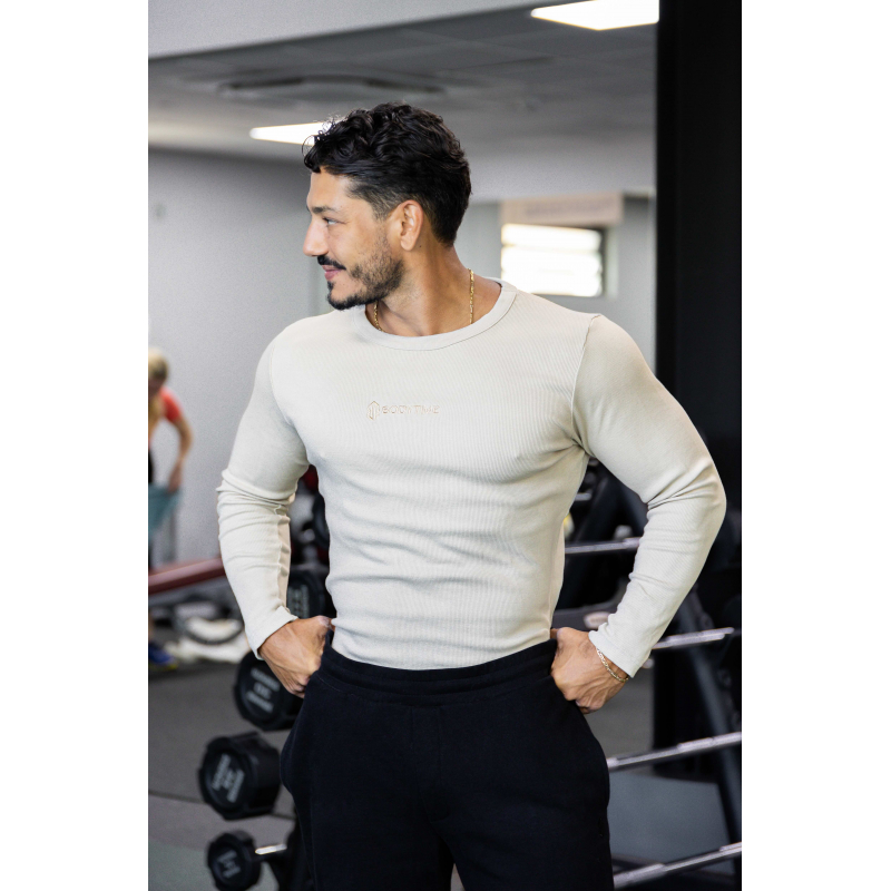 T shirt Manches Longues ESSENTIAL beige