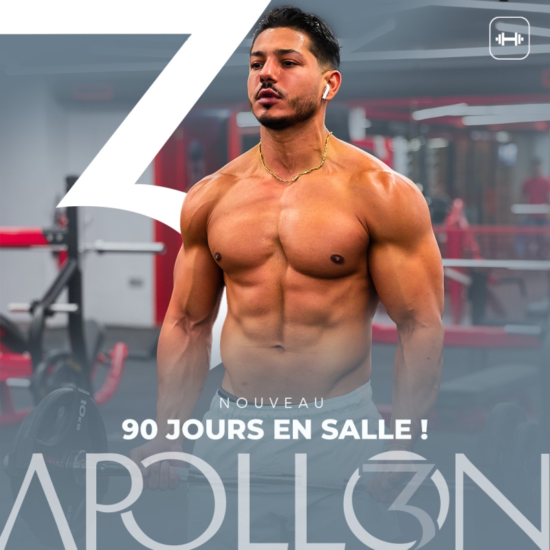 Programme Apollon 3 - programme en salle de sport, 90 jours adapté selon l'objectif