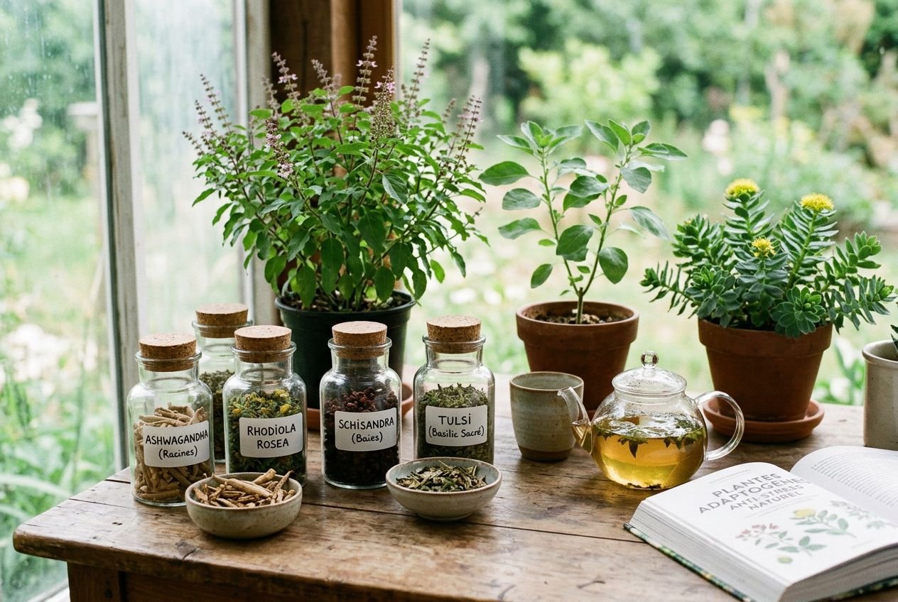 Ashwagandha et rhodiola pour réduire le cortisol