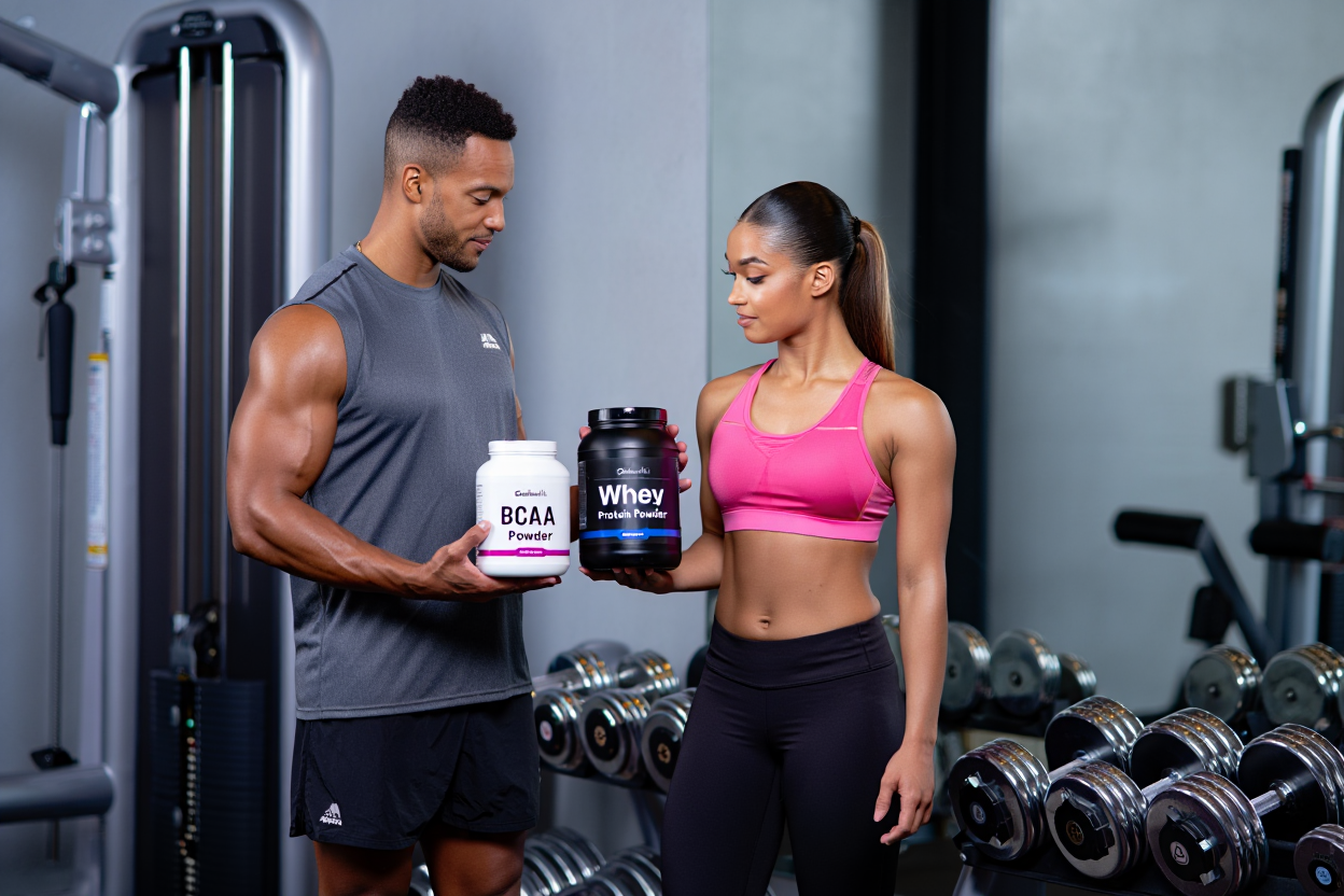 Comparaison entre BCAA et protéines complètes en salle de sport