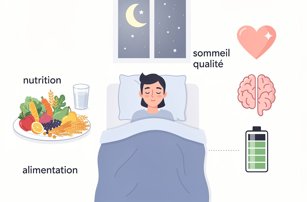 Aliments riches en magnésium et tryptophane favorisant un sommeil profond