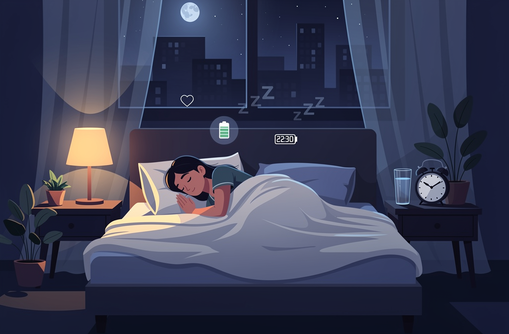 Chambre sombre et fraîche créant un environnement optimal pour le sommeil