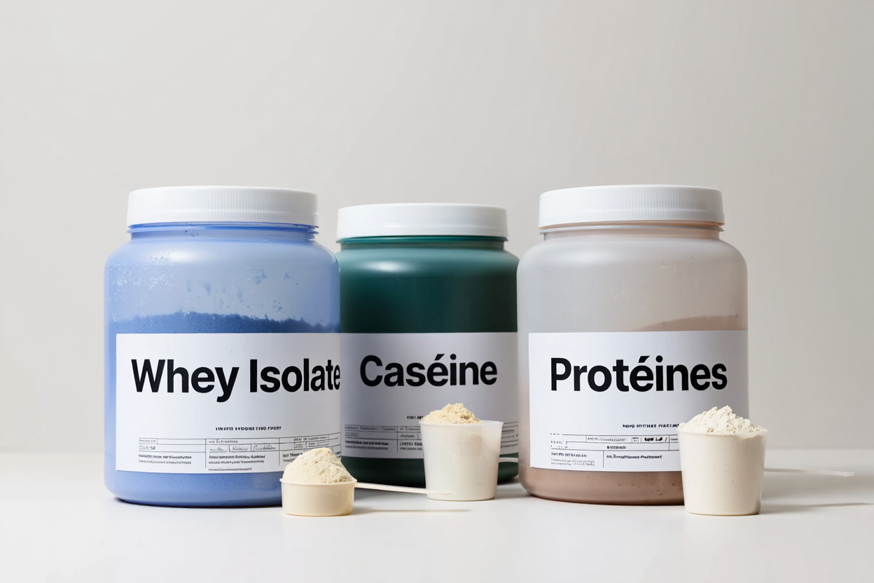 Comparaison des types de protéines en poudre pour la musculation