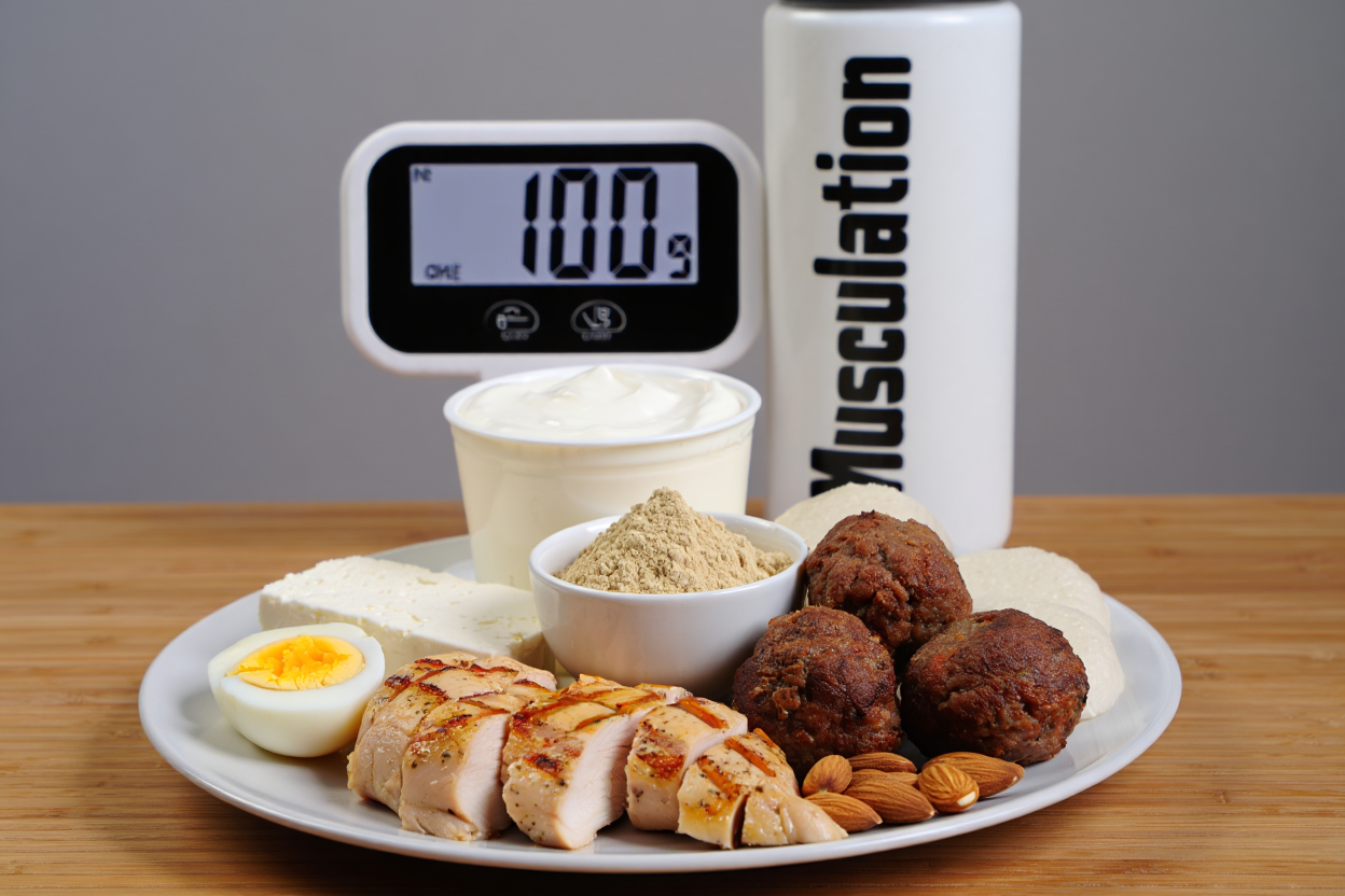 Répartition protéinée quotidienne pour la musculation