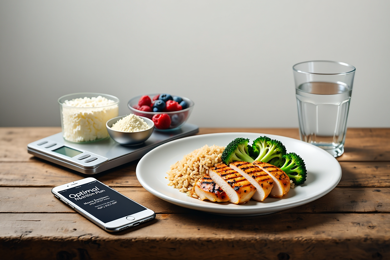 Assiette équilibrée pour prise de masse musculaire