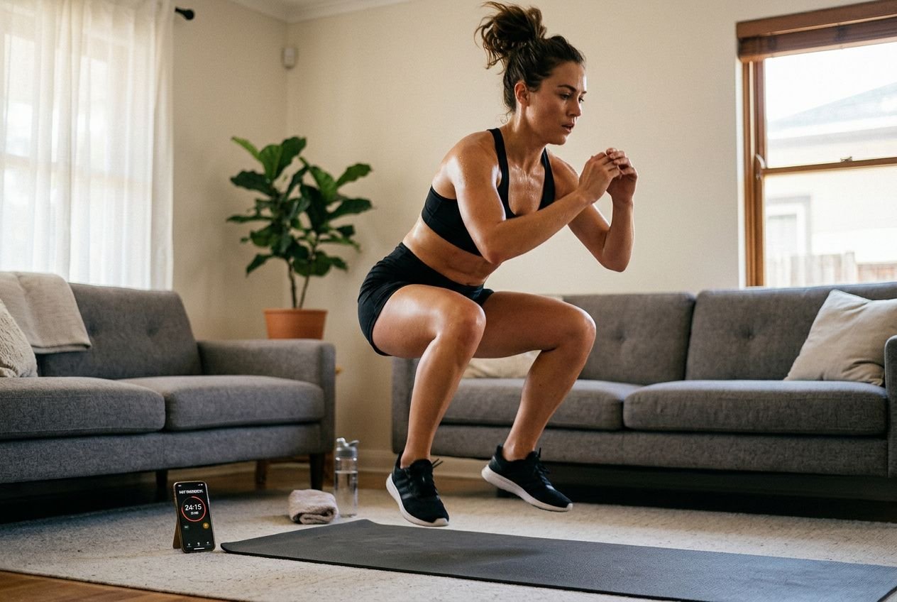 Burpees et exercices sans matériel à domicile