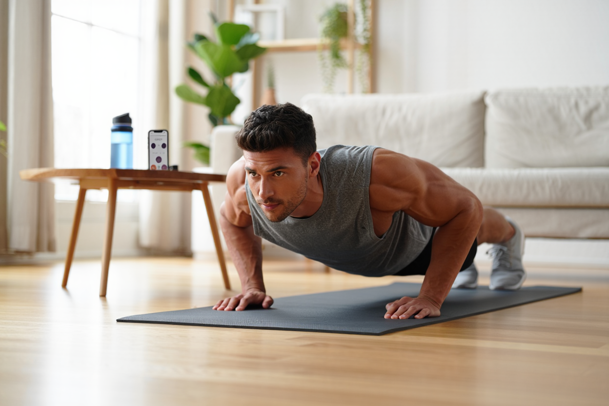 Programme sport maison homme : musculation sans matériel