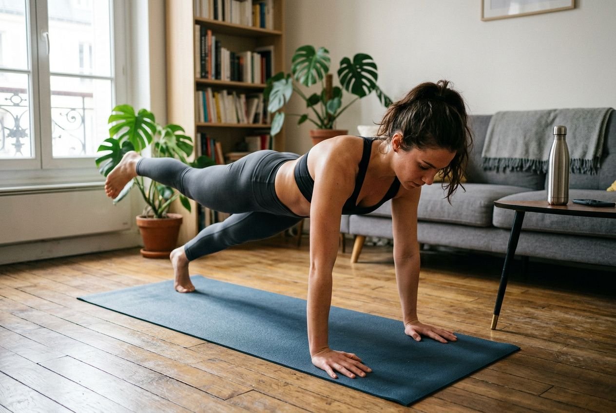 Comment faire du sport à la maison sans matériel : exercices et musculation