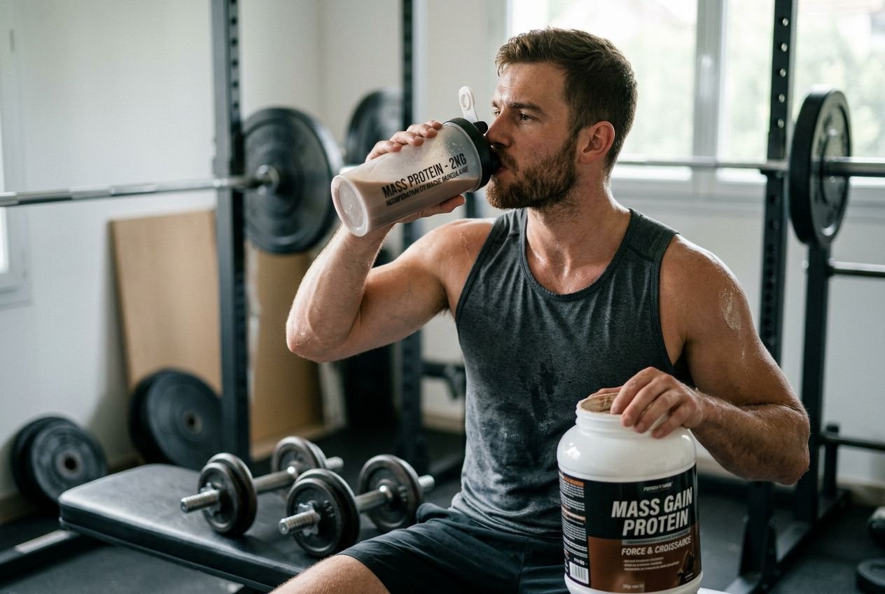 Combien de protéines pour prise de masse musculaire ?