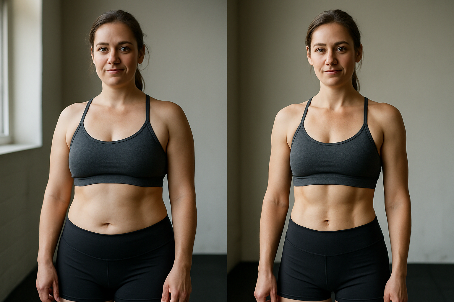 Avant après transformation physique femme 3 mois : ce qui est réaliste