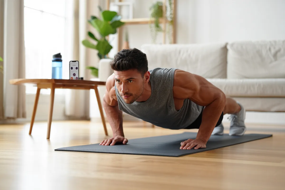 Programme sport maison homme : musculation sans matériel